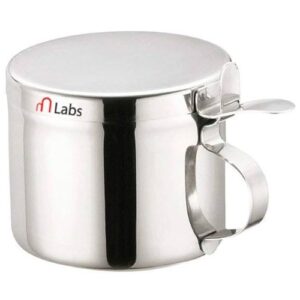 Spitting Mug With Lid S.s 100 X 50 Mm Key Features
