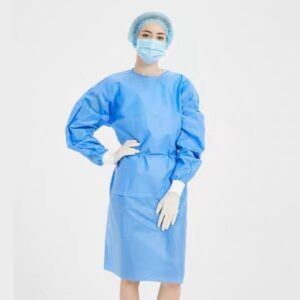 Surgical Gown Wrap Around Double Flap